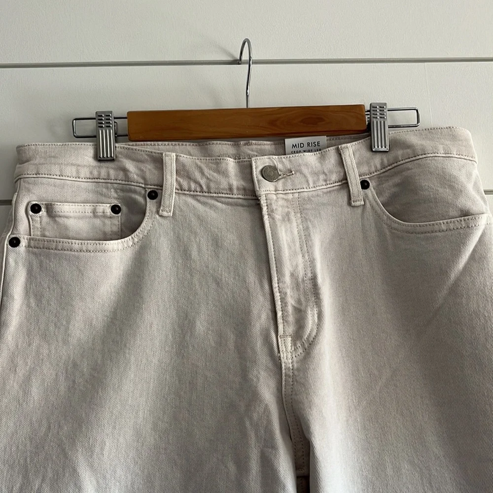 Lucky Brand Mid-Rise Crop Wide Leg NEW